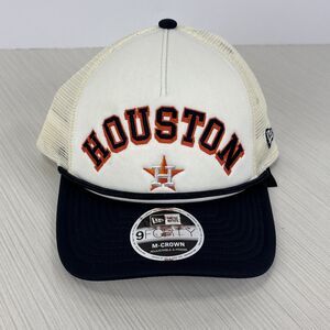 NEW ERA HOUSTON ASTROS MLB 9FORTY M-CROWN SNAPBACK ROPE HAT NEW